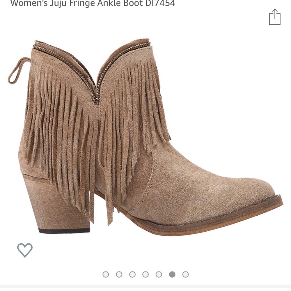 Dingo fringe booties